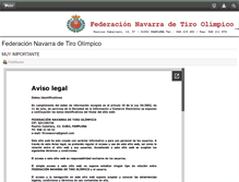 Tablet Screenshot of fnavarratirolimpico.com